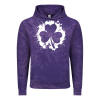Cloud Purple irish pride clover leaf  saint irish pats st. patrick's day t shirt Vintage Hoodie - linhVisuals