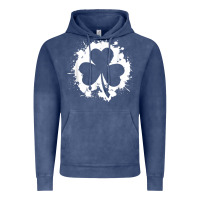 Vintage Denim irish pride clover leaf  saint irish pats st. patrick's day t shirt Vintage Hoodie - linhVisuals