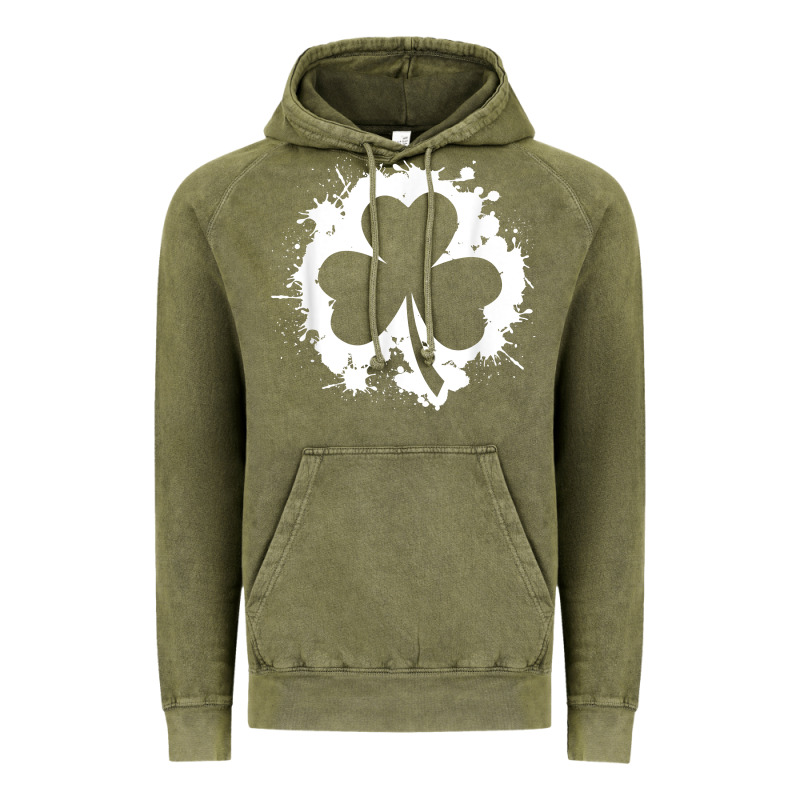 Irish Pride Clover Leaf  Saint Irish Pats St. Patrick's Day T Shirt Vintage Hoodie by linhVisuals | Teevron