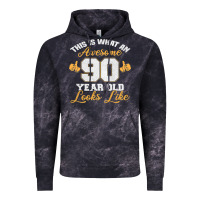 Cloud Black 90th birthday novelty gift awesome 90 year old t shirt Vintage Hoodie - linhVisuals