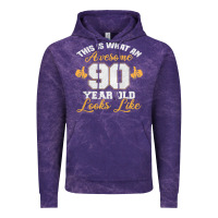 Cloud Purple 90th birthday novelty gift awesome 90 year old t shirt Vintage Hoodie - linhVisuals