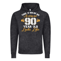 Vintage Black 90th birthday novelty gift awesome 90 year old t shirt Vintage Hoodie - linhVisuals