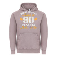 Vintage Zinc 90th birthday novelty gift awesome 90 year old t shirt Vintage Hoodie - linhVisuals