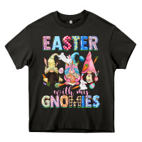 Asphalt Easter with my gnomies  Easter Day Heavy Core Tee - CowGirlArtShop
