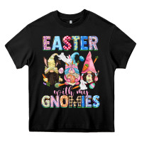 Black Easter with my gnomies  Easter Day Heavy Core Tee - CowGirlArtShop