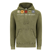 Vintage Olive let's settle this like adults board game night shirt Vintage Hoodie - linhVisuals