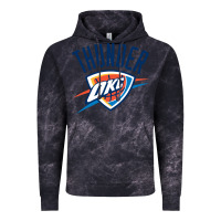 Cloud Black suitable-oklahoma-city-thunder-worn Vintage Hoodie - linhVisuals