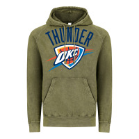 Vintage Olive suitable-oklahoma-city-thunder-worn Vintage Hoodie - linhVisuals