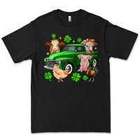 Black St. Patrick's farm animal truck Premium Tee - OliviaCreatesArt