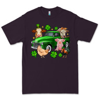 Plum St. Patrick's farm animal truck Premium Tee - OliviaCreatesArt