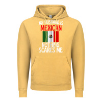 Vintage Mustard my husband is mexican nothing scares me funny husband zip hoodie Vintage Hoodie - linhVisuals