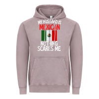 Vintage Zinc my husband is mexican nothing scares me funny husband zip hoodie Vintage Hoodie - linhVisuals
