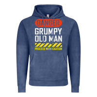 Vintage Denim funny danger grumpy old man sarcastic saying, retirement t shirt Vintage Hoodie - linhVisuals