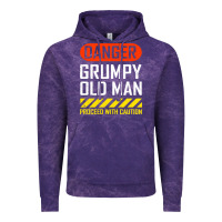 Cloud Purple funny danger grumpy old man sarcastic saying, retirement t shirt Vintage Hoodie - linhVisuals