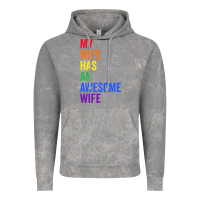 My Wife Has An Awesome Wife Funny Lesbian Wedding Gift T Shirt Vintage Hoodie | Teevron