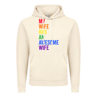 Vintage Artic my wife has an awesome wife funny lesbian wedding gift t shirt Vintage Hoodie - linhVisuals
