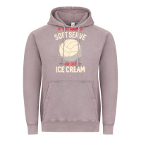 Vintage Zinc funny volleyball if you want a soft serve volleyball t shirt Vintage Hoodie - linhVisuals