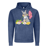 Vintage Denim thumper Vintage Hoodie - linhVisuals