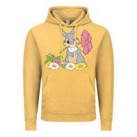 Vintage Mustard thumper Vintage Hoodie - linhVisuals