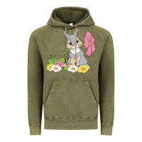 Vintage Olive thumper Vintage Hoodie - linhVisuals
