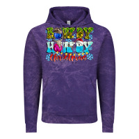 Cloud Purple Rowdy Howdy Christmas Vintage Hoodie - CowhideDigitalArt