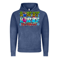 Vintage Denim Rowdy Howdy Christmas Vintage Hoodie - CowhideDigitalArt