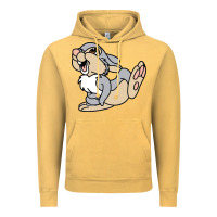 Vintage Mustard thumper Vintage Hoodie - linhVisuals
