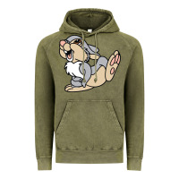 Vintage Olive thumper Vintage Hoodie - linhVisuals