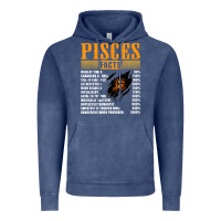 Vintage Denim pisces facts t shirt pisces birthday gifts Vintage Hoodie - linhVisuals