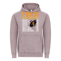 Vintage Zinc pisces facts t shirt pisces birthday gifts Vintage Hoodie - linhVisuals