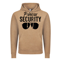Vintage Coffee princess security dad boyfriend husband pregnancy t shirt Vintage Hoodie - linhVisuals