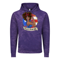 Cloud Purple puerto rican girl strong t shirt puerto rico pride boricua Vintage Hoodie - linhVisuals