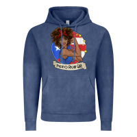 Vintage Denim puerto rican girl strong t shirt puerto rico pride boricua Vintage Hoodie - linhVisuals