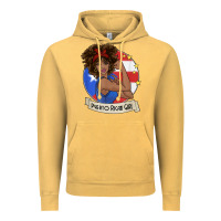 Vintage Mustard puerto rican girl strong t shirt puerto rico pride boricua Vintage Hoodie - linhVisuals