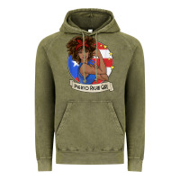 Vintage Olive puerto rican girl strong t shirt puerto rico pride boricua Vintage Hoodie - linhVisuals