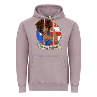 Vintage Zinc puerto rican girl strong t shirt puerto rico pride boricua Vintage Hoodie - linhVisuals