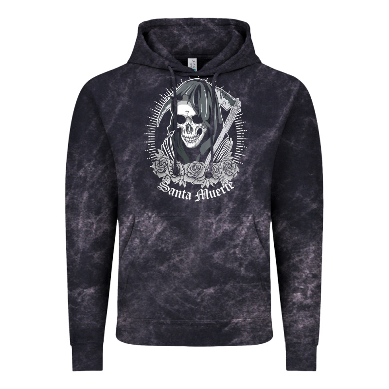 Santa Muerte Female Deity Mexican Satanic Dead Sugar Skull Tank Top Vintage Hoodie by linhVisuals | Teevron