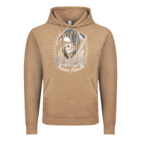 Vintage Coffee santa muerte female deity mexican satanic dead sugar skull tank top Vintage Hoodie - linhVisuals