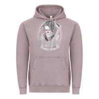 Vintage Zinc santa muerte female deity mexican satanic dead sugar skull tank top Vintage Hoodie - linhVisuals