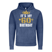 Vintage Denim it's my 60th birthday gift for 60 years old man and woman t shirt Vintage Hoodie - linhVisuals
