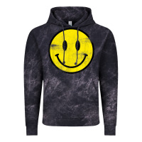 Cloud Black vintage retro happy smiley face 80's 90's aesthetic t shirt Vintage Hoodie - linhVisuals