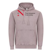Vintage Zinc The the northeastern Vintage Hoodie - linhVisuals