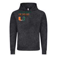 Vintage Black The university of miami Vintage Hoodie - linhVisuals