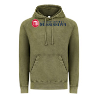 Vintage Olive The university of mississippi Vintage Hoodie - linhVisuals