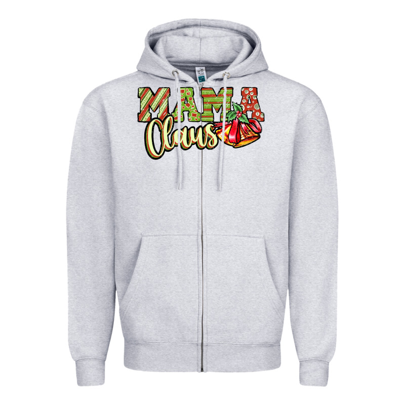 Mama Claus Zipper Hoodie by JahusDesignShop | Teevron