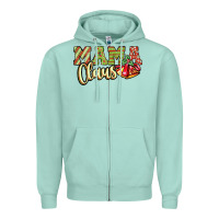 Seafoam mama claus Zipper Hoodie - JahusDesignShop