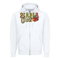 White mama claus Zipper Hoodie - JahusDesignShop