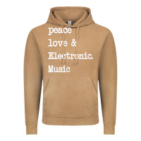 Vintage Camel peace love & electronic music  edm techno t shirt Vintage Hoodie - linhVisuals