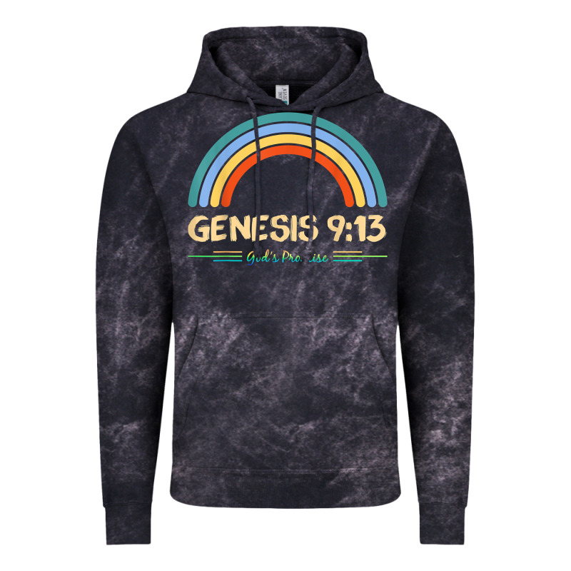 Genesis 913 God's Promise Faithfully Rainbow Bible Verse T Shirt Vintage Hoodie by linhVisuals | Teevron