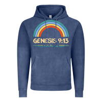 Vintage Denim genesis 913 god's promise faithfully rainbow bible verse t shirt Vintage Hoodie - linhVisuals